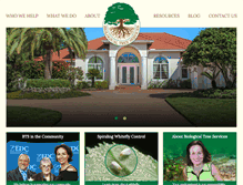 Tablet Screenshot of biologicaltreeservices.com